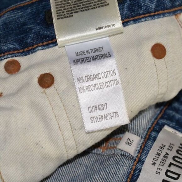 AGOLDE Jamie High Rise Straight Jeans Sz 28 - Picture 8 of 9